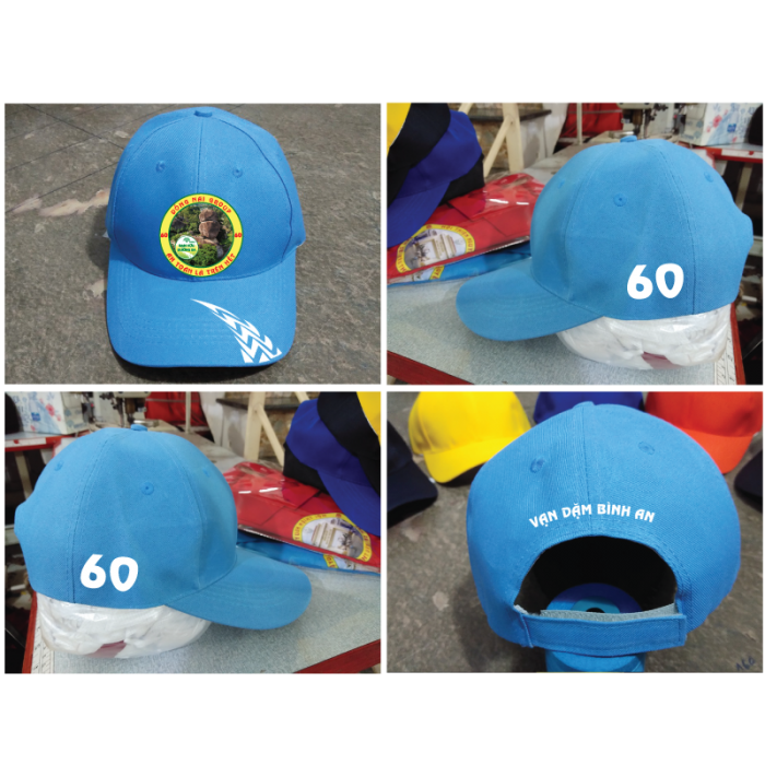 Yamaha blue cap: 5 printing positions
