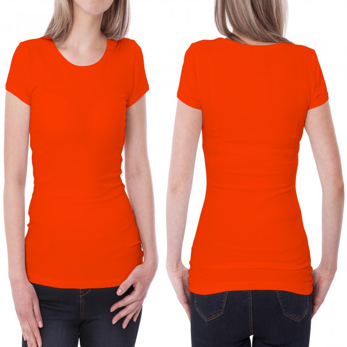 Orange woman t-shirt 