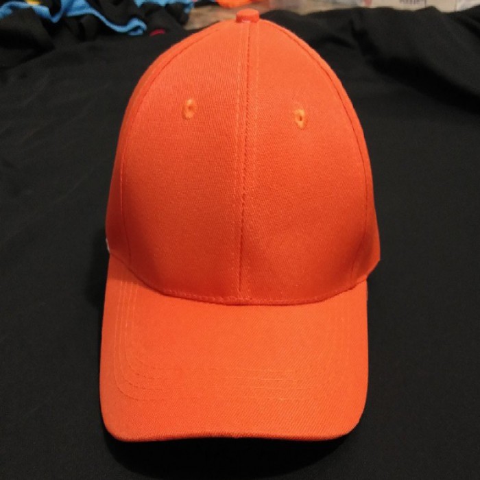 Orange blank cap 