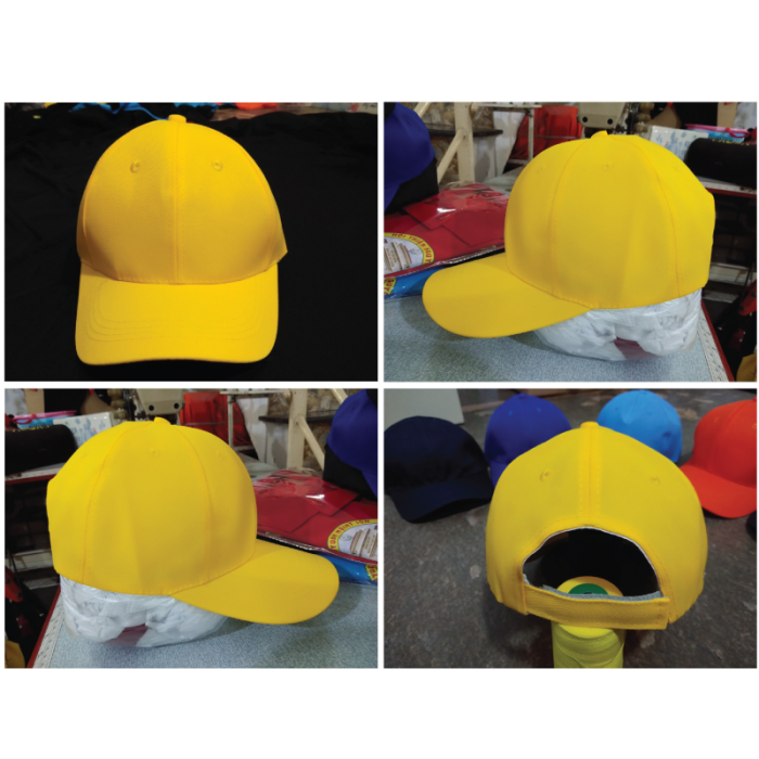 Yellow blank cap 
