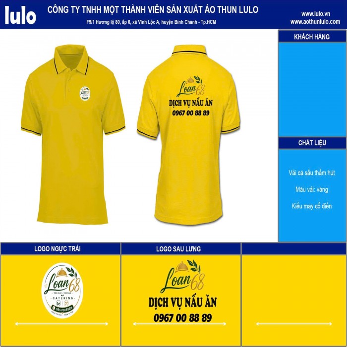 Dịch vụ nấu ăn Loan 68