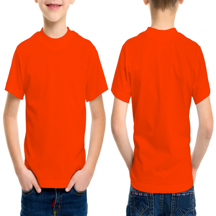 Dark red children t-shirt  - 2