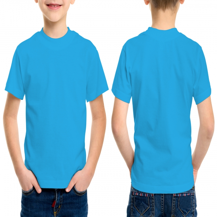 Navy blue children t-shirt  - 7