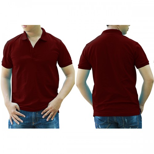 Polo shirt - Dark red