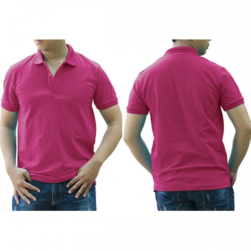 Polo shirt - Deep pink