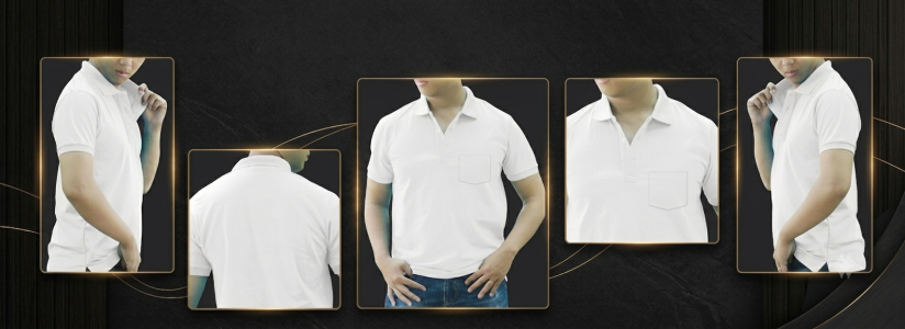 Ivory Men Polo Shirt With Pocket