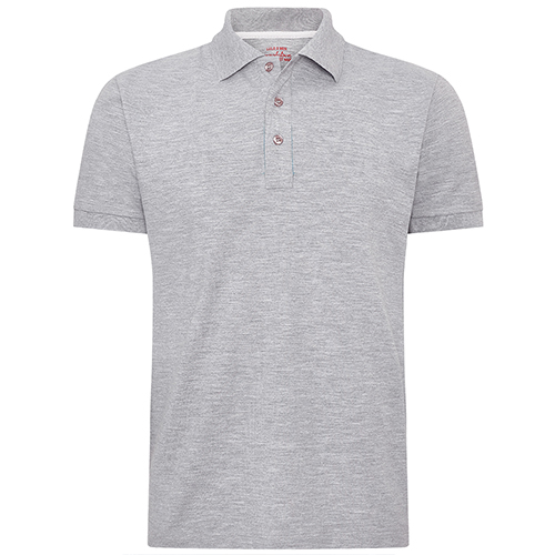Amazon USA exporting grey melange polo shirt