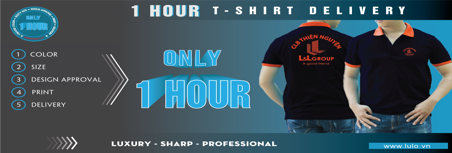 t-shirt 1 hour delivery