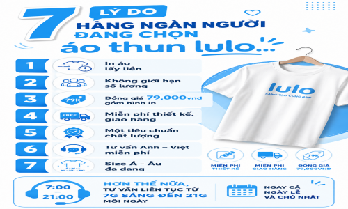 7 lý do hàng ngàn người đang chọn áo thun lulo…