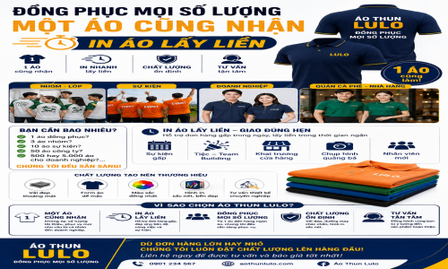 Đồng Phục Mọi Số Lượng – Một Áo Cũng Nhận, In Áo Lấy Liền